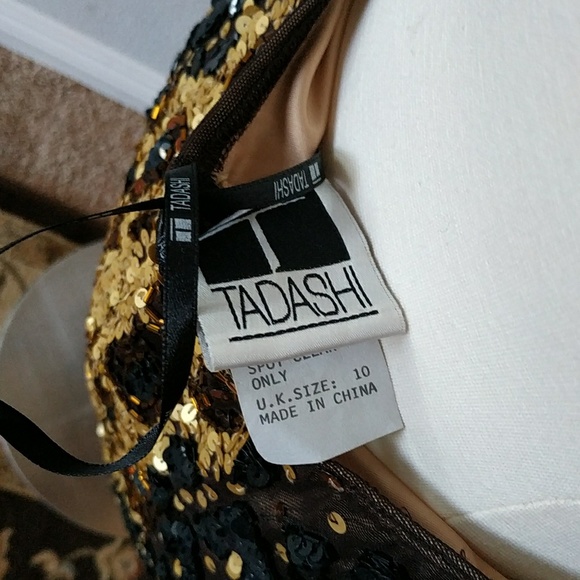 Tadashi sequin/beaded sz m dress NWT. - Picture 8 of 8